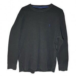 Men's Polo Ralph Lauren Long-Sleeve Crewneck Sleepwear Shirt - Black